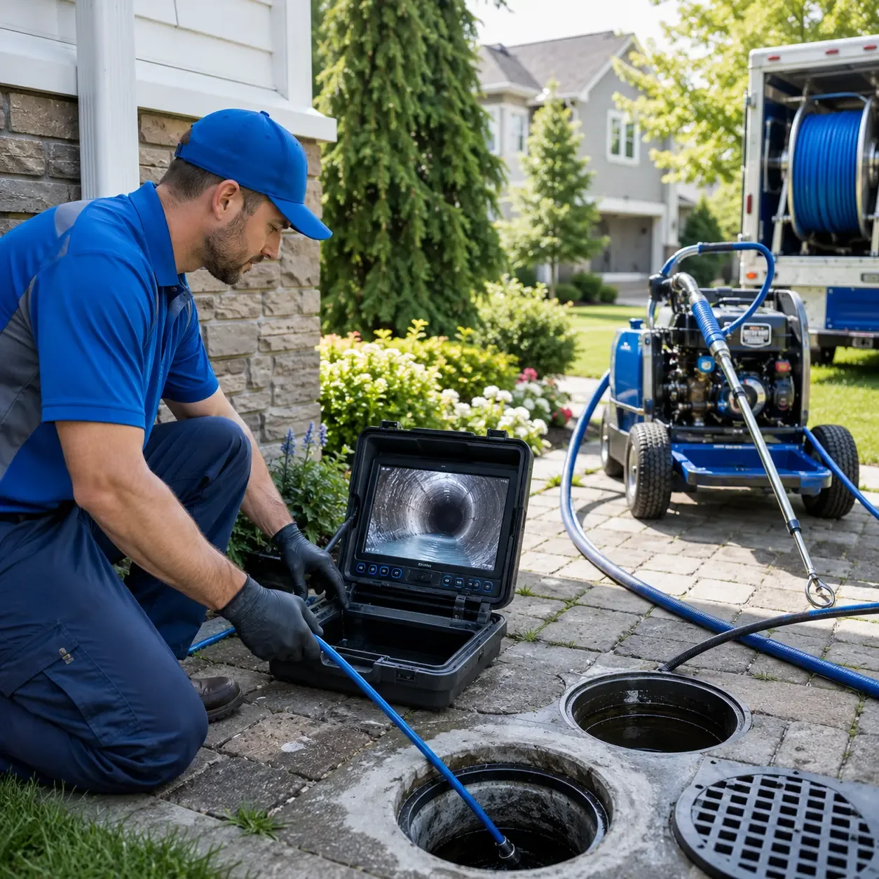Outdoor drain cleaning professionals serving Ithaca, NY